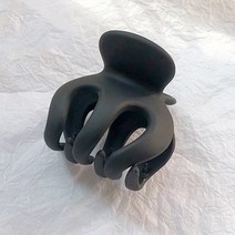 대형 포니 테일 상어 헤어 클립 여성용 클로 두꺼운 솔리드 컬러 크랩 액세서리