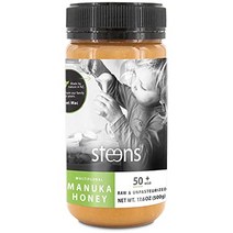 Steens 뉴질랜드 마누카 꿀 mgo 50+ 225g, 17.6온스(1팩)