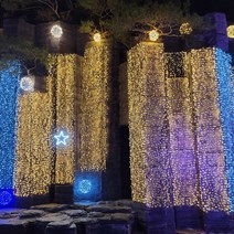LED 투명선 300구 지니전구(30M 웜색) 대형트리전구, 본상품