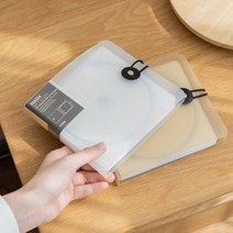 아트박스/제이엔터프라이스 12장 CD케이스 DVD보관함, 화이트