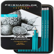 프리즈마 터크와이즈 드로잉연필세트 (9B~H) 12종 아트세트, 1세트