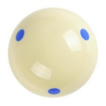 당구브릿지 당구레스트 1pc 57.2mm 6 블루 도트 화이트 수지 큐볼 당구 연습 훈련 풀 당구 표준 2 14 진원도 액세서리, 푸른