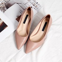 키튼힐 3cm 굽낮은 스틸레토 플랫 구두