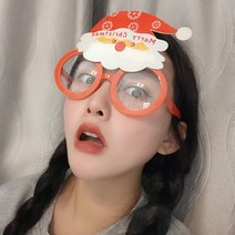 얄리샵 크리스마스 안경 10종, 01