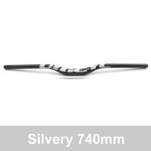 자전거핸들바 플랫바 픽시 로드 수입 ULLICYC 유명 브랜드 Ullicyc 탄소 MTB 핸들 바 평면 or 상승 31.8*580 600 620 640 660 680 700 720, White-rise-740mm