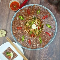 쫀득 편육 400g 돼지 머리 고기 명절 음식 머릿고기