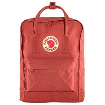 Fjallraven Kanken 일상용 클래식 백팩 로완 레드, 38 x 27 x 13 cm
