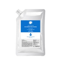 닥터씨피유 에탄올 소독제 500ml리필 대용량 관공서 학교 업소용 파우치형, 500ml