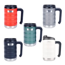 오슬로 아웃백 보온보냉 감성핸들텀블러500ml, 오슬로 핸들텀블러500ml-화이트