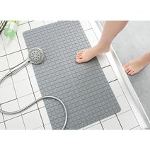 미끄럼방지 욕실 바닥 고무 매트 발판 건식 아기목욕 노인 임산부 강아지 고양이, 그레이