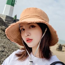 사파리모자 썬캡 여성 봄 여름 스타일리쉬 단아한 트렌드 썬바이져 솔리드 무지 얼굴가리기 자외선차단 벙거지 3680793083, 프리 조절가능