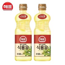 해표 콩기름 식용유 900ml, 2개