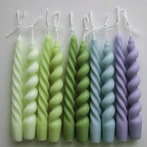 홈공방 실리콘몰드 레진 캔들 시멘트 diy 비누 몰드 긴 나선형 기둥 양초 수제 홈, 면 루프