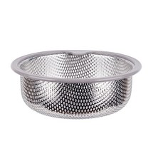 국산 싱크대 배수구 스텐 거름망 지름 14.5cm, 색상랜덤(지름14.5cm*높이4cm)