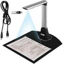 북스캐너 북스캔 비파괴 북 스캐너 양면 고속 책 VEVOR-교사 용 문서 카메라 A4 스캔 사이즈 책 스캐너 5, 한개옵션0