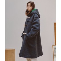 COVERNAT 울 더플 코트 차콜