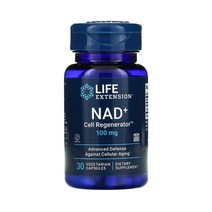 LifeExtension NAD Cell Regenerator NIAGEN Nicotinamide Riboside 100 mg 30 Vegetarian Capsules, 30정, 1개