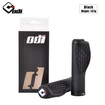 Odi 자전거 핸들 바 그립 실리콘 22.2mm Anti-slip 산악 Brompton MTB BMX 접는 자전거에 맞는 잠금 링, black