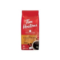 Tim Hortons 오리지널 블렌드 미디엄 로스트 분쇄 커피 캐나다인이 좋아하는 100% 아라비카 원두로 제조 48온스 용기, 미디엄 다크 로스트_12온스(1팩)