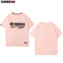 야마하 몬스터 반팔티 프린팅 단체 상의 여름 로고티, XXL, 11번