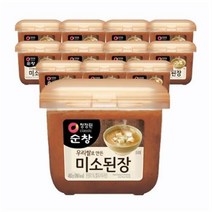청정원 미소된장, 12개, 450g