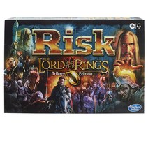 해즈브로게이밍 Hasbro Gaming Risk: 반지의 제왕 3부작 에디션 전략 보드 게임, 단일옵션