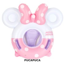 미니마우스 보행기튜브 손잡이 안장 수영 아기 유아동 캐릭터 어린이 여아 물놀이 워터파크