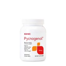 GNC 폴리코사놀 50mg 120정 GNC Pycnogenol Maintains, 기본, 1개