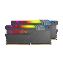 GeIL DDR4 8G PC4-25600 CL22 EVO X II AMD Gray RGB 메모리, 선택하세요