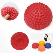 아임홈인 누워서하는 운동 기구 강아지 하프 반짐볼 스트레칭 다이어트 발란스 쿠션 액티브 볼 웨이트, 미니 밸런스볼 - 오렌지