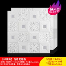 3D 입체 벽 시트지 웨인스코팅 24종 10장 폼블럭, F