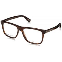 Marc Jacobs 342 086 다크 하바나 플라스틱 직사각형 안경 55mm