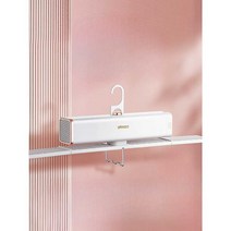 휴대용 의류 옷걸이 건조기 기숙사 원룸 의류 여행, 기본 화이트+후크