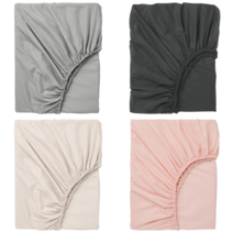 이케아 침대시트 DVALA 드발라 매트리스커버 화이트 90x200 cm