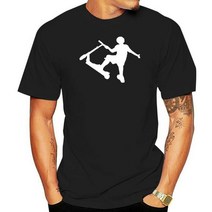 남자 T 셔츠 스턴트 스쿠터 재미 tshirt 코튼 탑스 반소매 대형 옷, 02 Men black_04 M