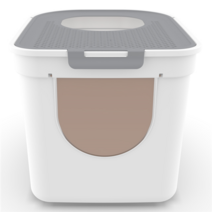 버디캣 투웨이 대형 고양이 화장실 사막화방지 탑엔트리, 블루