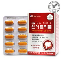 이지 인사트리플/2개월분/잇몸건강/리소짐/미국산, 인사트리플60정