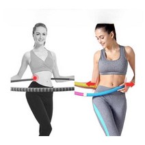 다이어트훌라후프 지압 길이조절 무거운 스마트 실내운동, 어린이 스타일 - 임의 색상