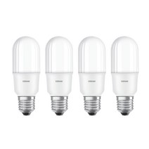 오스람 LED 스틱전구 10W, 주광색, 4개