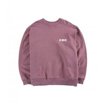 챈스챈스 CEC 맨투맨 스웨트셔츠 핑크 기모