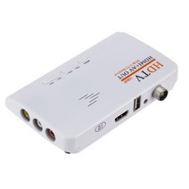 1080P HDMI DVB-T TV 튜너 수신기 셋톱 박스 디지털 지상파 출력 PC LCD CRT 모니터, 01 미국 플러그
