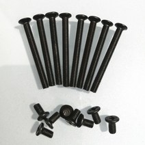 JUULASEN-M3 * 30mm 컴퓨터 PC 수냉 열교환기 라디에이터 팬 설치 고정 검정색 나사, 01 Black