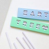 신문지 종이 연필 5자루 세트 업사이클링 필기구.아베라, EARTH하늘