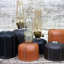 자파팜 가스워머 감성가죽가스워머 이소가스커버 가스케이스, 1개, 부탄가스 워머 카멜브라운