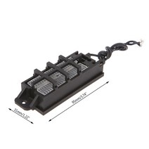 삿갓난로 파티오히터 K5DC 50W 12V 절연 전기 세라믹 온도 조절 PTC 발열체 에어 히터, 한개옵션0