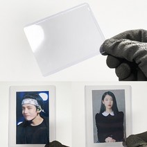 [네이버1등] 투명 알파플랜탑로더 25매 가로탑로더 포카opp 스케치홈 홀로그램 포카하드슬리브
