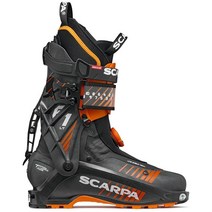 Scarpa 스키신발 F1 LT Alpine Touring Ski Boots 2024, Carbon/Orange, 26