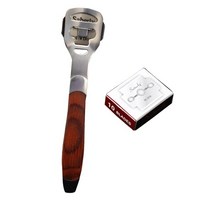 가죽공예 도구 가죽 스트랩 커터에 대한 스트립 커터 블레이드와 수제 Leathercraft 칼 DIY 절단, [03] Bronze knife  set