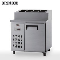 유니크 토핑냉장고 900 UDS-9RPAR 토핑 피자 테이블 업소용 냉장고, 아날로그, 올스텐