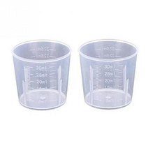 국민 스텐 베이킹 비커용 투명 플라스틱 눈금 500ML 파이렉스계량컵, 250ml